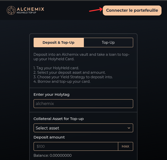 Top-Up Tab