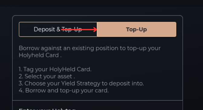 Enter Borrow Amount